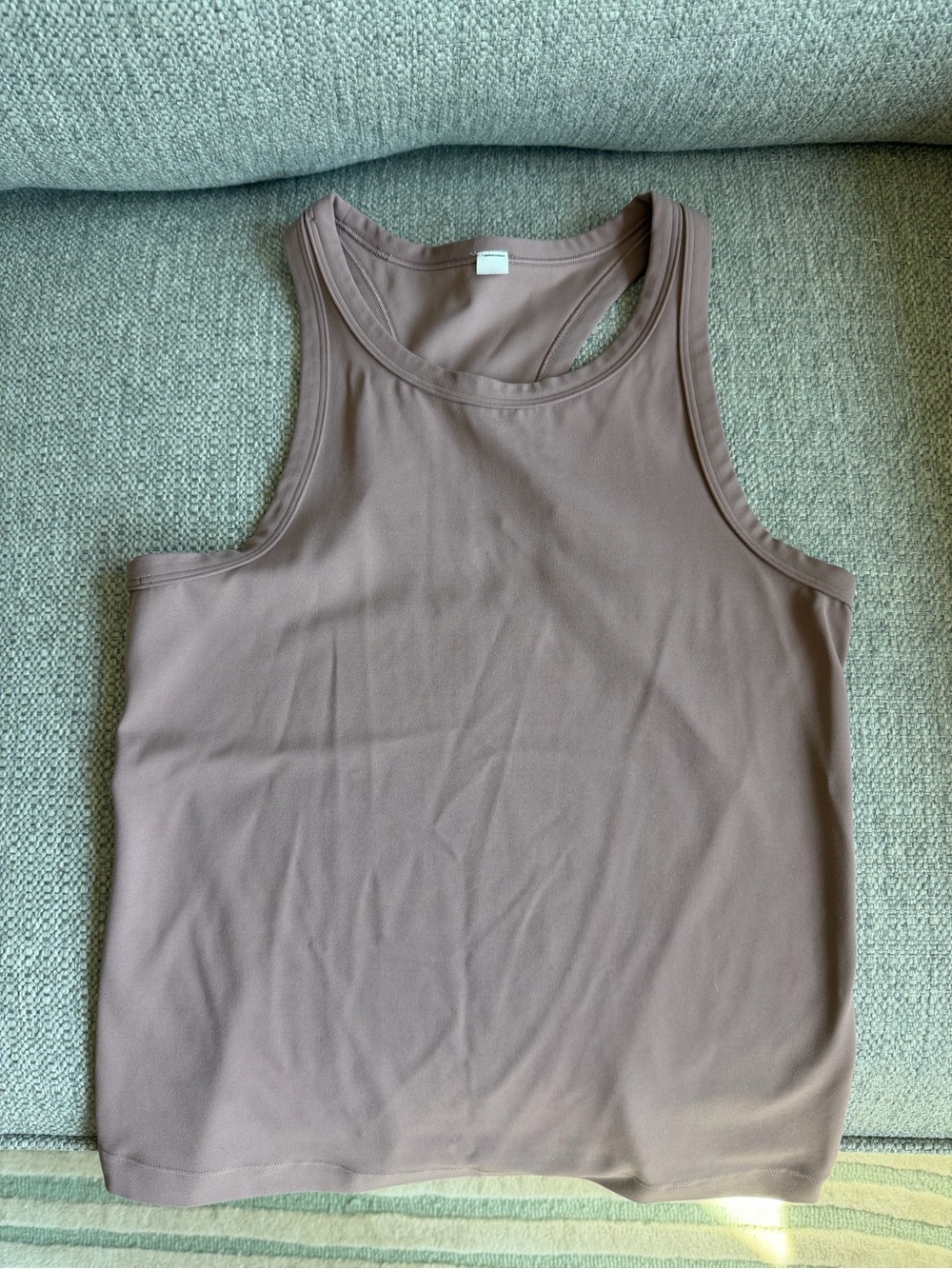 lululemon Align Waist-Length Racerback Mauve Tank Size 6